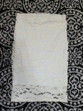 White Lace Maxi Skirt